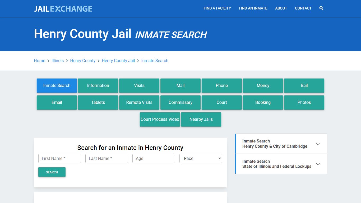 Henry County Jail, IL Inmate Search: Roster & Mugshots