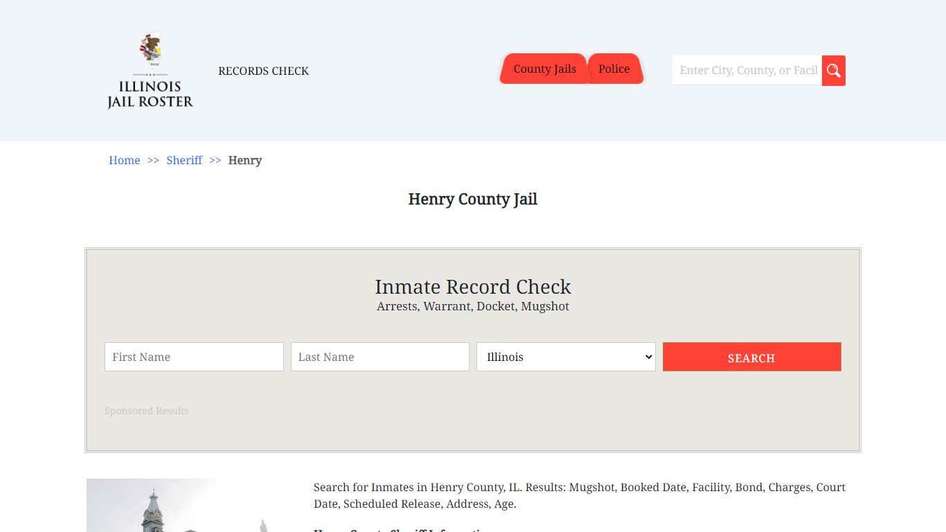 Henry County Jail - Jail Roster Search