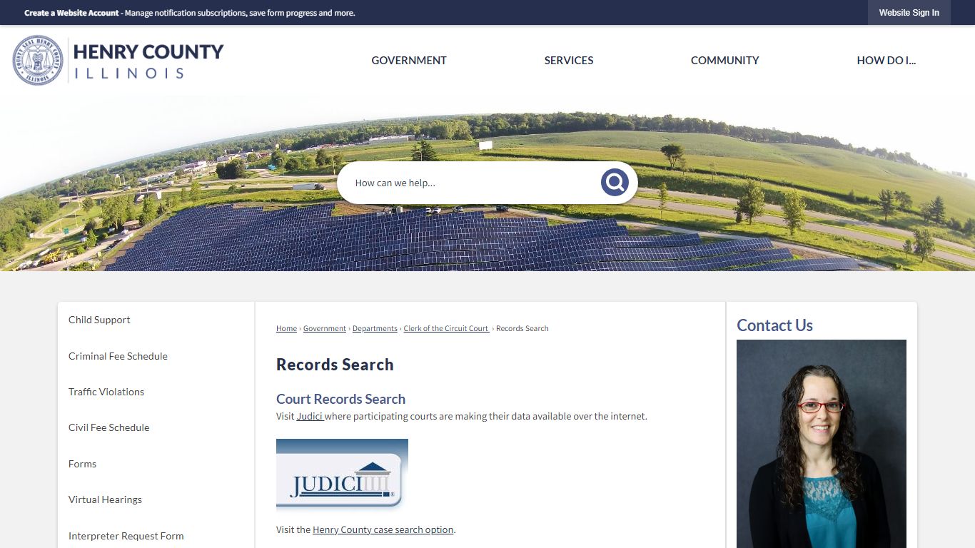 Records Search | Henry County, IL